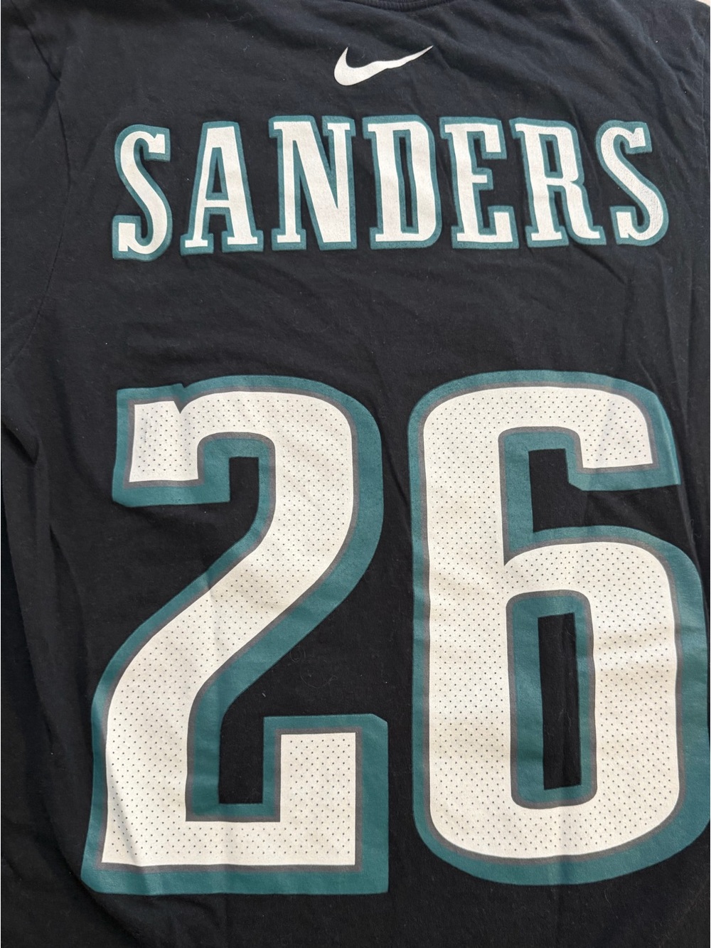 Nike Philadelphia Eagles Miles Sanders #26 Super Bowl LVII NFL Tee Shirt - Picture 4 of 6